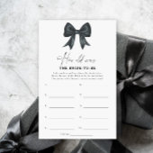 Black Bow Hoe oud was de bruid om te spelen?