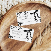 Black Bow Luier Raffle Kaart