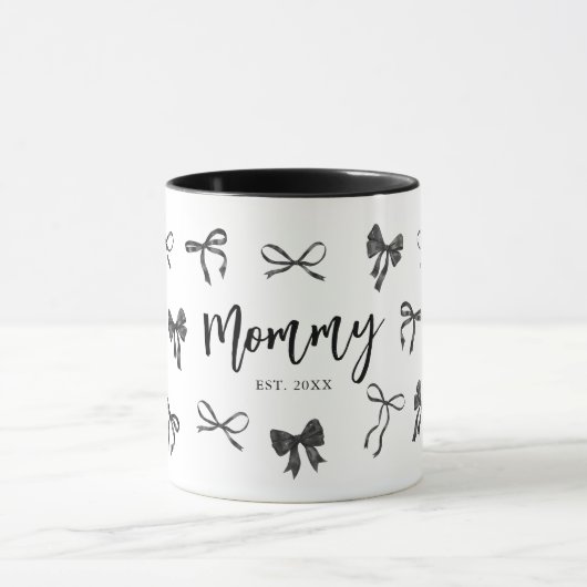 Black Bow Mama Jaar Opgericht Mok (Midden)