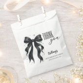 Black Bow Modern 30th Birthday Bedankzakje (Geknipt)