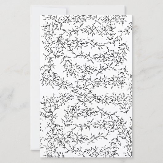 Black Bow Over Or Under Bridal Shower Game (Achterkant)