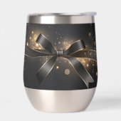 Black Bow & Ribbon Stainless Wine Tumbler (Links)