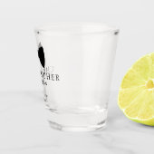 Black Bow Stropdas Best Man Personalized Weddensch Shot Glas (Rechts)