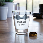 Black Bow Stropdas Groom Bachelor Party Shot Glass Shot Glas