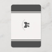 Black Bow Tying the Knot Deel een recept invoegen Informatiekaartje (Achterkant)