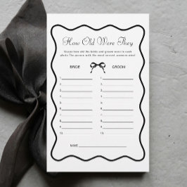 Black Bow Tying The Knot Vrijgezellenfeest Leeftij