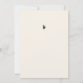 Black Bow Verjaardag Elke Leeftijd Uitnodiging (Achterkant)