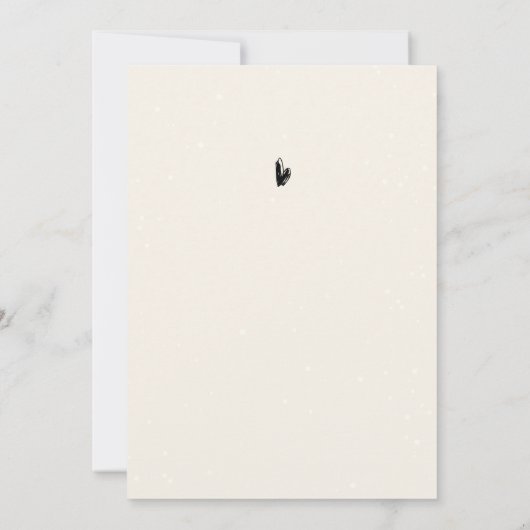 Black Bow Verjaardag Elke Leeftijd Uitnodiging (Achterkant)