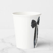Black Bow verjaardagsfeestje Papieren Bekers (Rechts)