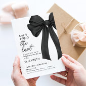 Black Bow-Vrijgezellenfeest Kaart