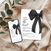 Black Bow-Vrijgezellenfeest Kaart