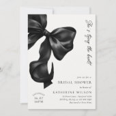 Black Bow-Vrijgezellenfeest Kaart (Voorkant)