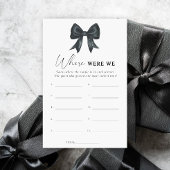 Black Bow vrijgezellenfeest Waar waren we spel