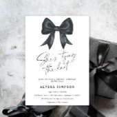 Black Bow Ze bindt het knoop Vrijgezellenfeest Kaart