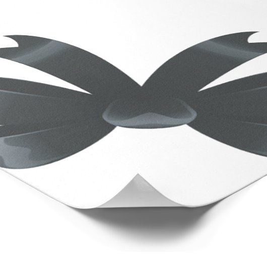 Black Bow Ze bindt het knoop Vrijgezellenfeest Poster (Hoek)