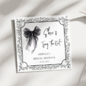 Black Bow Ze bindt het knoop Vrijgezellenfeest Servet