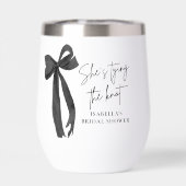 Black Bow Ze is de knoop Vrijgezellenfeest (Achterkant)