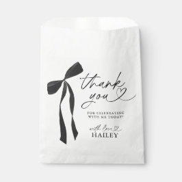 Black Bow Ze is de knoop Vrijgezellenfeest Bedankzakje