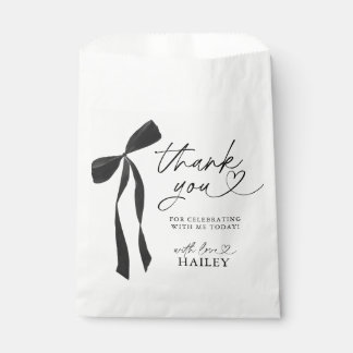 Black Bow Ze is de knoop Vrijgezellenfeest Bedankzakje