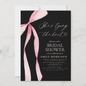 Black Bow Ze is de knoop Vrijgezellenfeest Kaart (Voorkant)