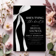 Black Bow Ze is de knoop Vrijgezellenfeest