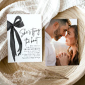 Black Bow Ze is de knoop Vrijgezellenfeest Kaart