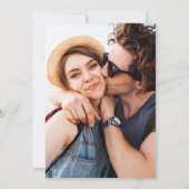 Black Bow Ze is de knoop Vrijgezellenfeest Kaart (Achterkant)