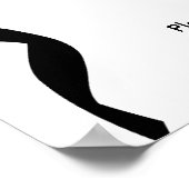 Black Bow Ze is de knoop Vrijgezellenfeest Poster (Hoek)