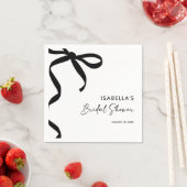 Black Bow Ze is de knoop Vrijgezellenfeest Servet (Insitu)