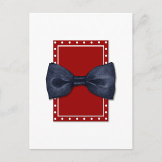 Black Bowtie Briefkaart