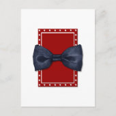 Black Bowtie Briefkaart (Voorkant)