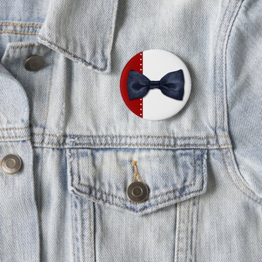 Black Bowtie Button (In situ)