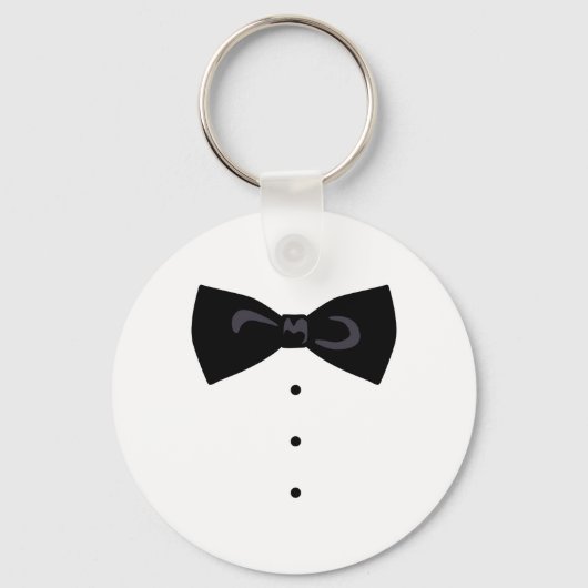 Black Bowtie Sleutelhanger (Voorkant)