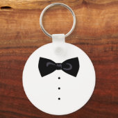 Black Bowtie Sleutelhanger (Voorkant)