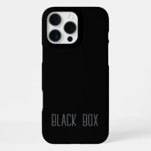 Black Box - Typografie Case