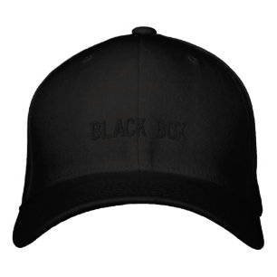 Black Box - Typografie Hoed Geborduurde Pet