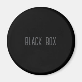 Black Box - Typografie Magneet