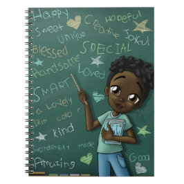 Black Boy en Positive Words Notitieboek