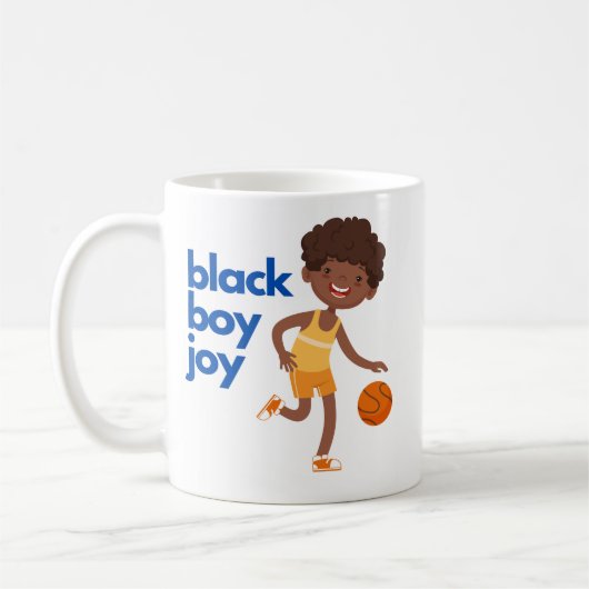 Black Boy Joy - Basketbal Koffiemok (Links)