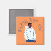 Black Boy Joy Magneet (Voorkant / Achterkant)