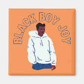 Black Boy Joy Magneet (Voorkant)