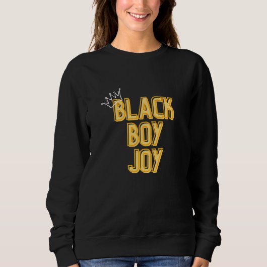 Black Boy Joy Trui (Voorkant)