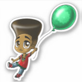 Black Boy Sticker (Voorkant)