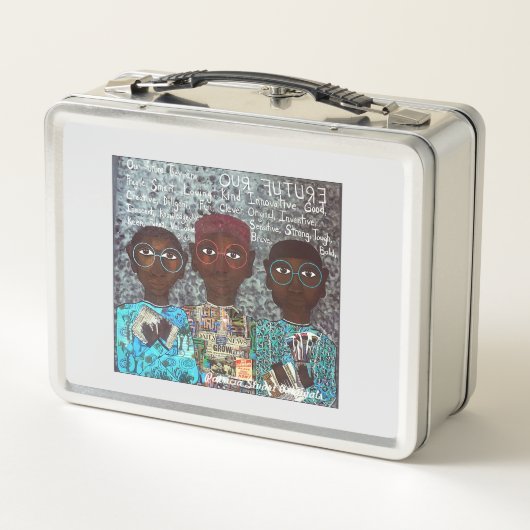 Black Boys Can Lunch Box (Achterkant)