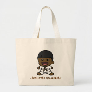 Black Boy's Karate Canvas tas