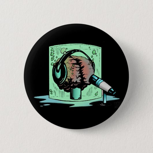 Black Brain Button (Voorkant)
