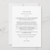 Black Branches Chic Collage 6 Foto's Wedding (Achterkant)