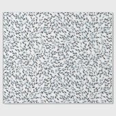 Black Branches Wrapping Paper Cadeaupapier (Vlak)