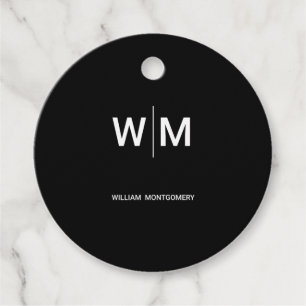 Black Branded Logo onderneming Bedankjes Labels