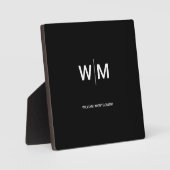 Black Branded Logo | onderneming Fotoplaat (Voorkant)